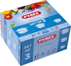 Pyrex Optimum Ovenschalenset 1,4 L - 2,1 L - 3 L - 21 X 18 X 8 Cm - 24 X 20 X 10 Cm - 27 X 23 X 11 Cm -Barbecues Winkel 1200x1112