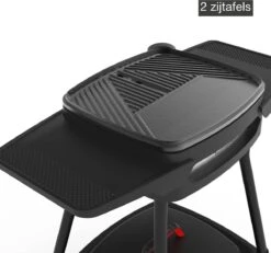 Barbecook Alexia - Elektrische Bbq - Afneembare Grill - Zijtafels - Wielen - 84x55x97cm -Barbecues Winkel 1200x1121
