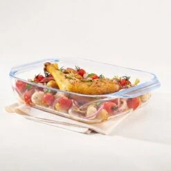 Pyrex Ovenschaal Rechthoek - Met Grepen - Borosilicaatglas - 1,4 Liter - Transparant -Barbecues Winkel 1200x1200 140