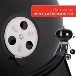 BBQ Collection Houtskoolbarbecue - Kogelbarbecue 45 X 60 Centimeter - Ronde Barbecue - Barbecue Op Wielen - Zwart - Metaal -Barbecues Winkel 1200x1200 23