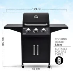 MaxxGarden Gas Barbecue - 3 Branders - Incl. Gratis BBQ Set 14 MaxxGarden Gas Barbecue - 3 Branders - Incl. Gratis BBQ Set -Barbecues Winkel 1200x1200 53
