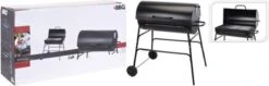 BBQ XL Houtskoolbarbecue - Cilindervorm - Grilloppervlak (LxB) 71 X 35 Cm - Zwart -Barbecues Winkel 1200x382