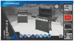 Campingaz 4 Series Classic LS Gasbarbecue - 4 Branders - Zwart - BBQ -Barbecues Winkel 1200x670