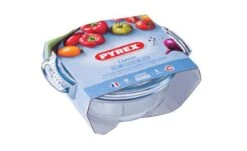 Pyrex Classic Ovenschaal Rond - Inclusief Deksel - Borosilicaatglas - 1,4 Liter - Transparant -Barbecues Winkel 1200x734