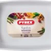 Pyrex Signature Ovenschaal Rechthoek - Keramiek - 35x25 Cm - Wit