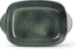 Salt&Pepper - Ovenschaal - 32/25,5x20,5xH7cm - Groen/blauw - Meridian -Barbecues Winkel 1200x787