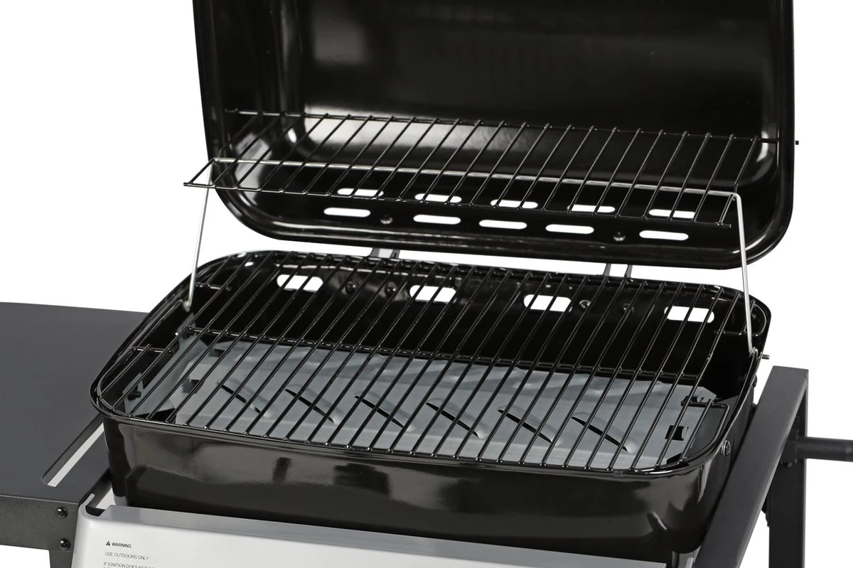 Bighorn Gasbarbecue En Grill – 2 Branders – Zwart 10 Bighorn Gasbarbecue En Grill – 2 Branders – Zwart - Afbeelding 8