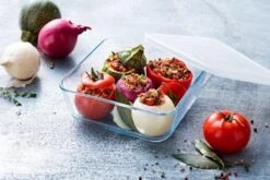 Pyrex - Cook & Freeze Schaal Met Deksel Set Van 8 Stuks - Transparant/Wit -Barbecues Winkel 1200x801 3