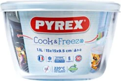 Pyrex - Cook & Freeze Schaal Rond 12 X 6cm - Transparant -Barbecues Winkel 1200x802 2