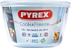 Pyrex - Cook & Freeze Schaal Rond 12 X 6cm - Transparant -Barbecues Winkel 1200x804 3