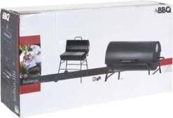 BBQ XL Houtskoolbarbecue - Cilindervorm - Grilloppervlak (LxB) 71 X 35 Cm - Zwart -Barbecues Winkel 1200x814
