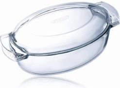 Pyrex - Classic Ovenschaal Ovaal Met Deksel 5,8 Liter - Transparant -Barbecues Winkel 1200x877