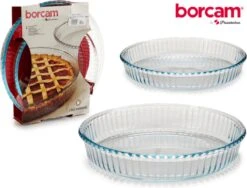 Borcam Ronde Ovenschaal (2x) 17 Borcam Ronde Ovenschaal (2x) -Barbecues Winkel 1200x912