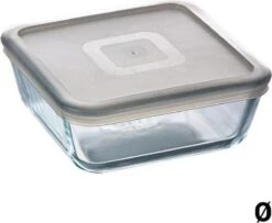 Pyrex - Cook & Freeze Schaal Vierkant Met Deksel 15 X 15cm - Transparant -Barbecues Winkel 1200x986