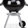 BBQ Collection Houtskoolbarbecue - Kogelbarbecue 45 X 60 Centimeter - Ronde Barbecue - Barbecue Op Wielen - Zwart - Metaal -Barbecues Winkel 735x1200