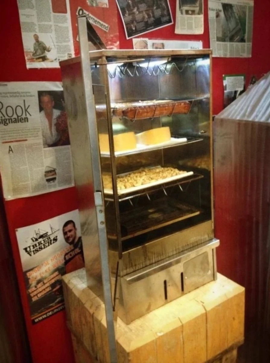 2-L Home & Garden XL Rookoven - RVS - 80x40x28 Cm - 3 Etages 17 2-L Home & Garden XL Rookoven - RVS - 80x40x28 Cm - 3 Etages - Afbeelding 15