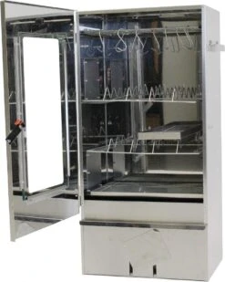 2-L Home & Garden XL Rookoven - RVS - 80x40x28 Cm - 3 Etages 20 2-L Home & Garden XL Rookoven - RVS - 80x40x28 Cm - 3 Etages -Barbecues Winkel 958x1200